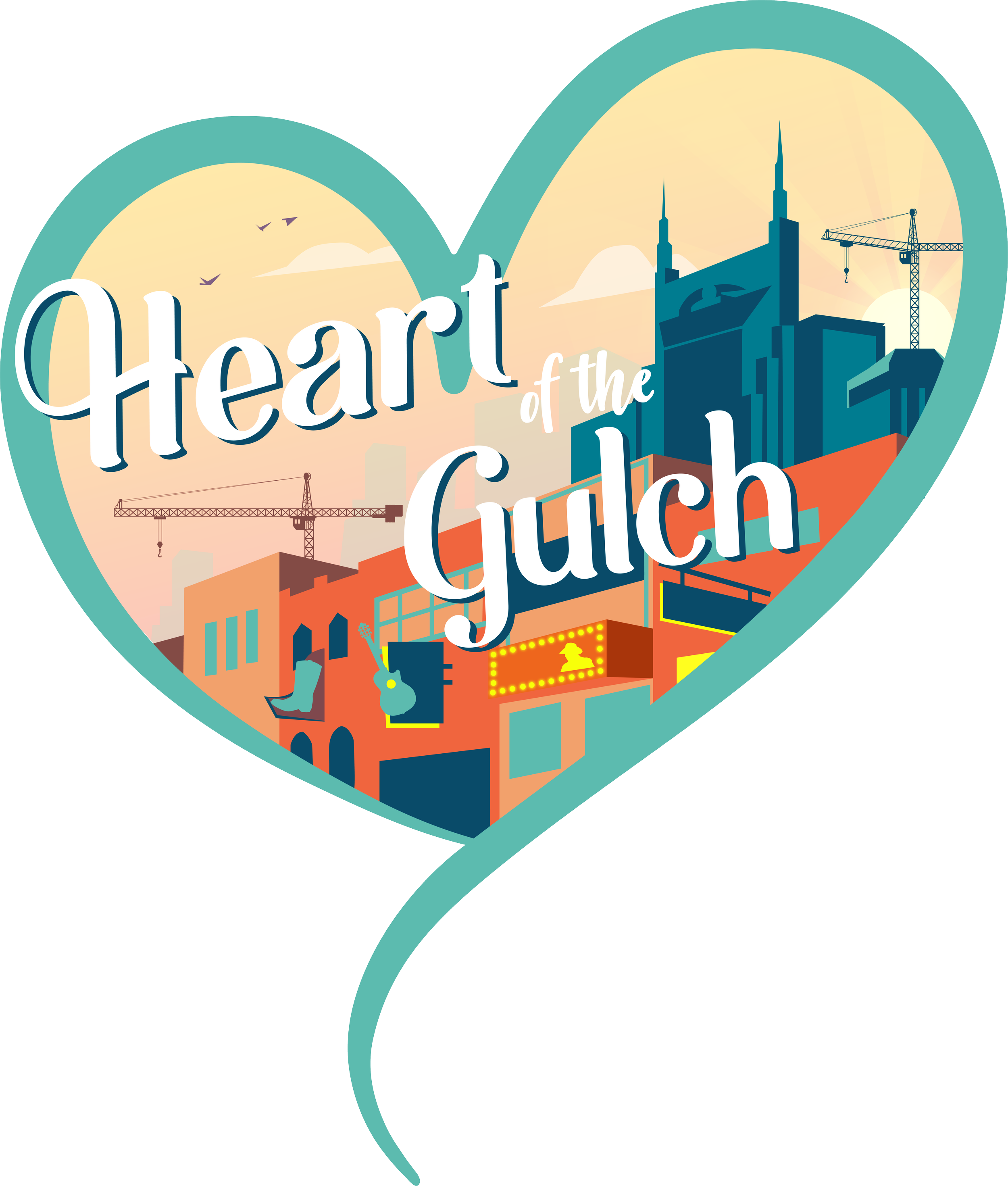 Heart of the Gulch PNG Logo