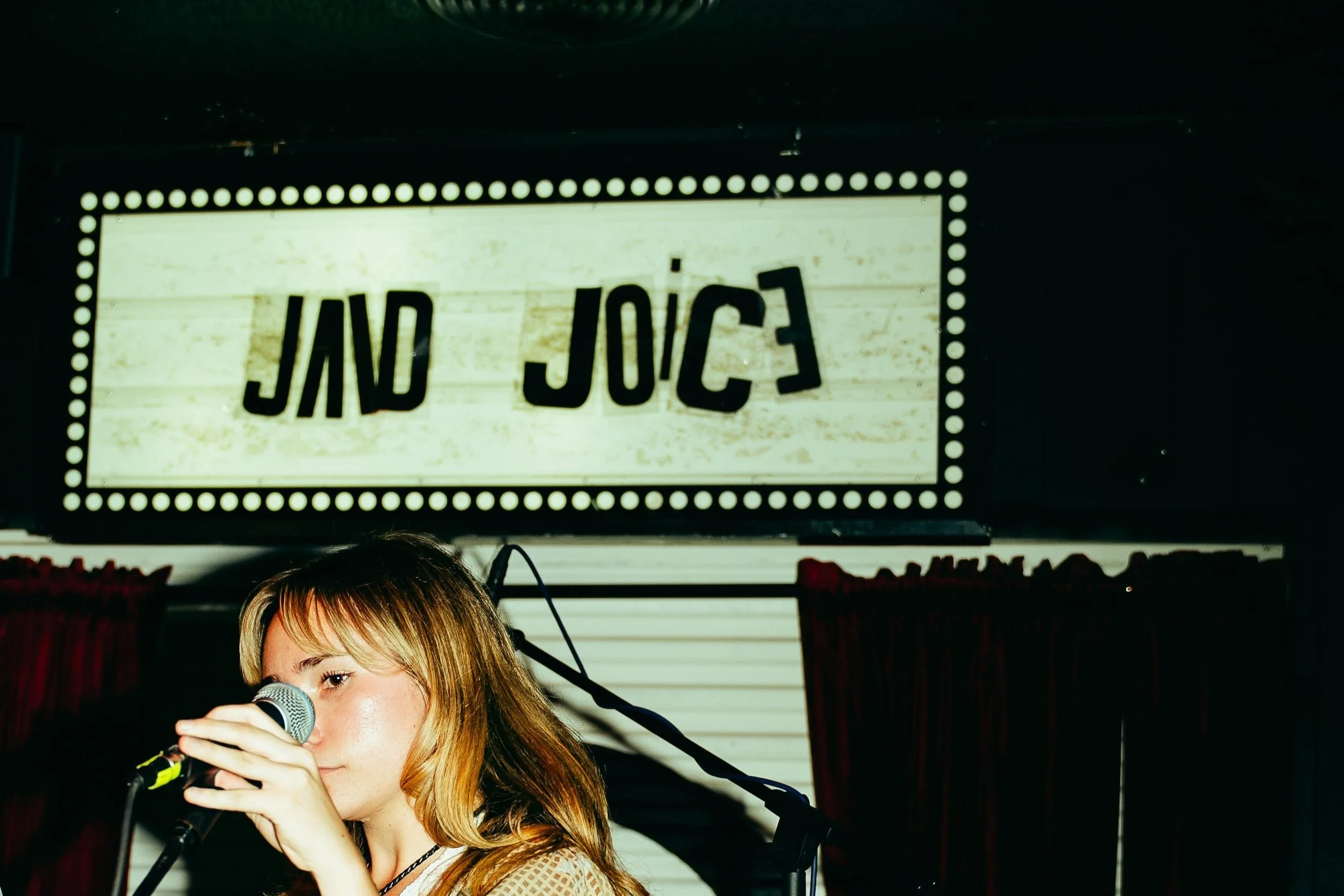 Jaid Joice at her “Cigarettes” release party at The Underdog in Nashville.