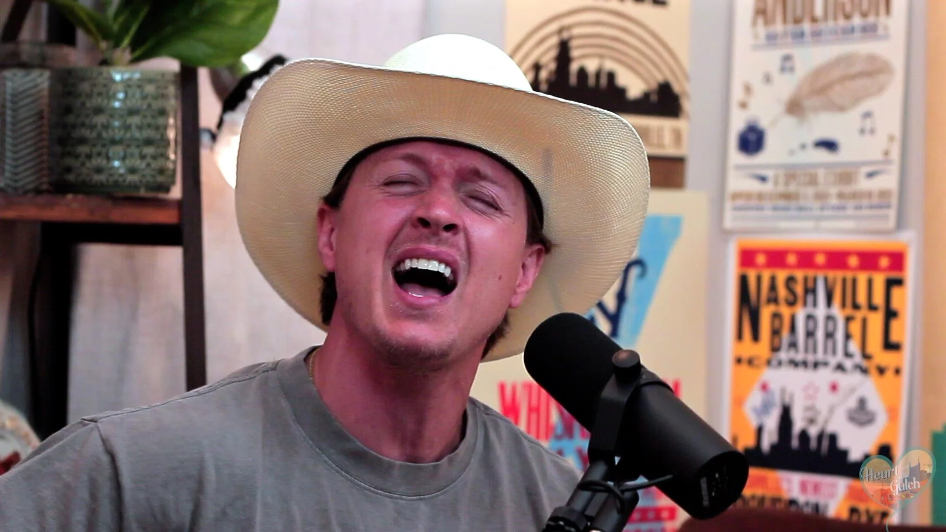 Alex Lambert performing “You Make Sense To Me” live at Heart of the Gulch in Nashville.