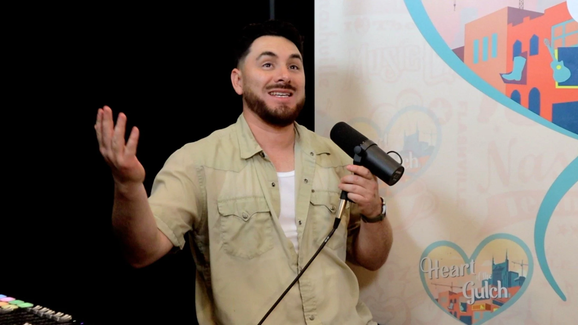 Tayler Holder during his Heart of the Gulch interview at CMA Fest 2025 in Nashville, Tennessee.