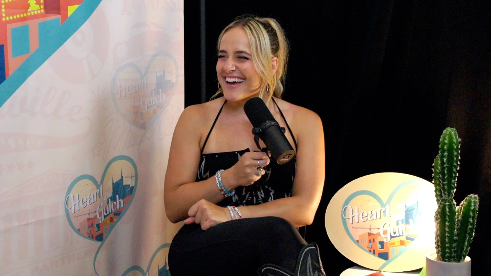 Country singer Mary Sarah discusses her music career during CMA Fest 2025.