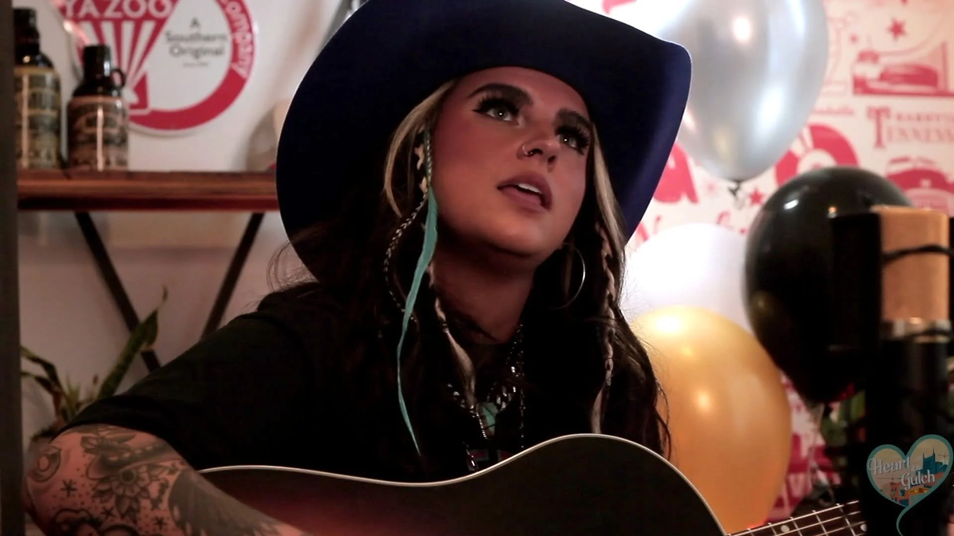 Country artist Taylor Austin Dye during her Heart of the Gulch studio interview in Nashville, Tennessee.