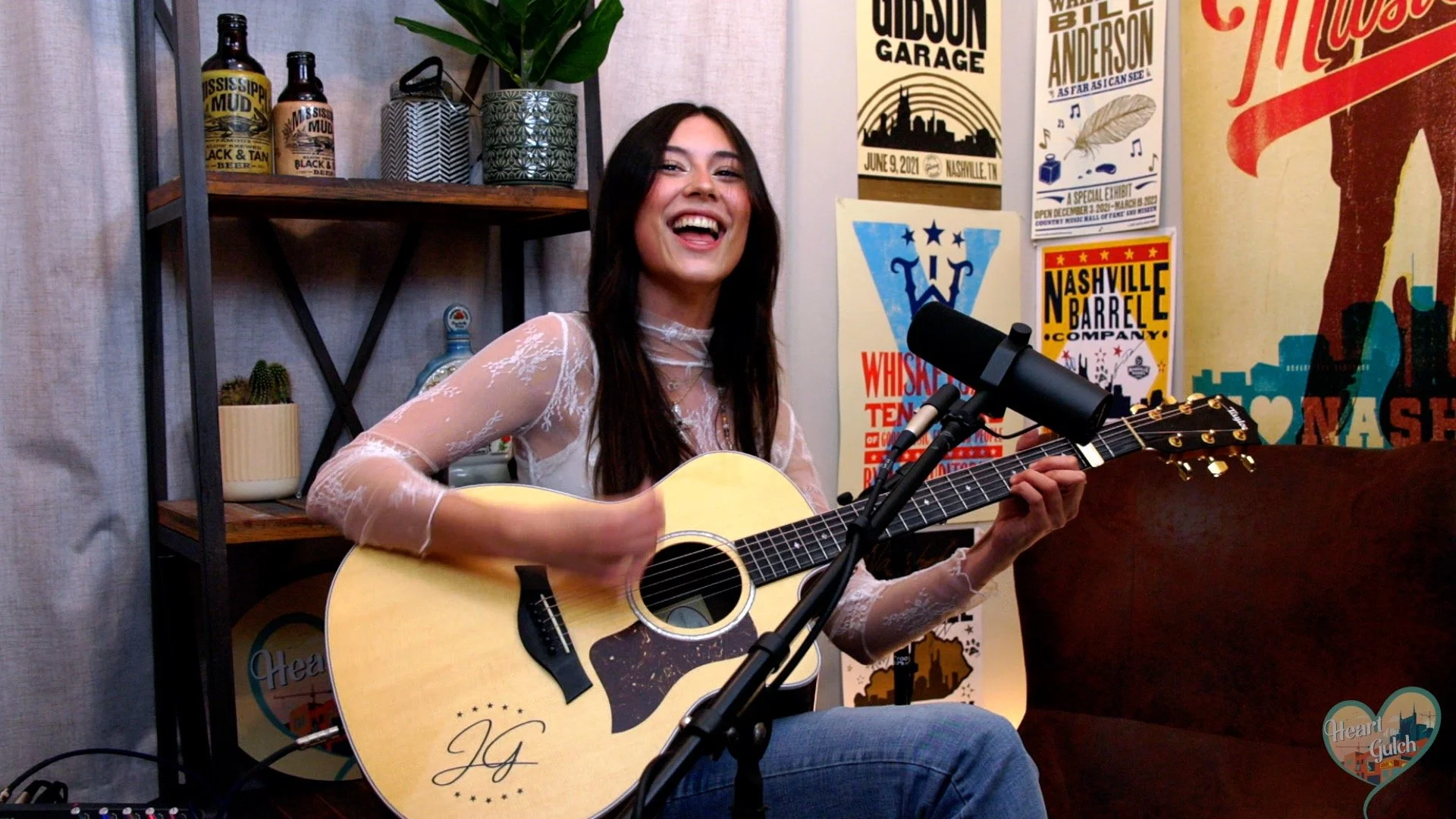 The Voice singer Julia Golden performing “Smoking Gun” live at Heart of the Gulch in Nashville.