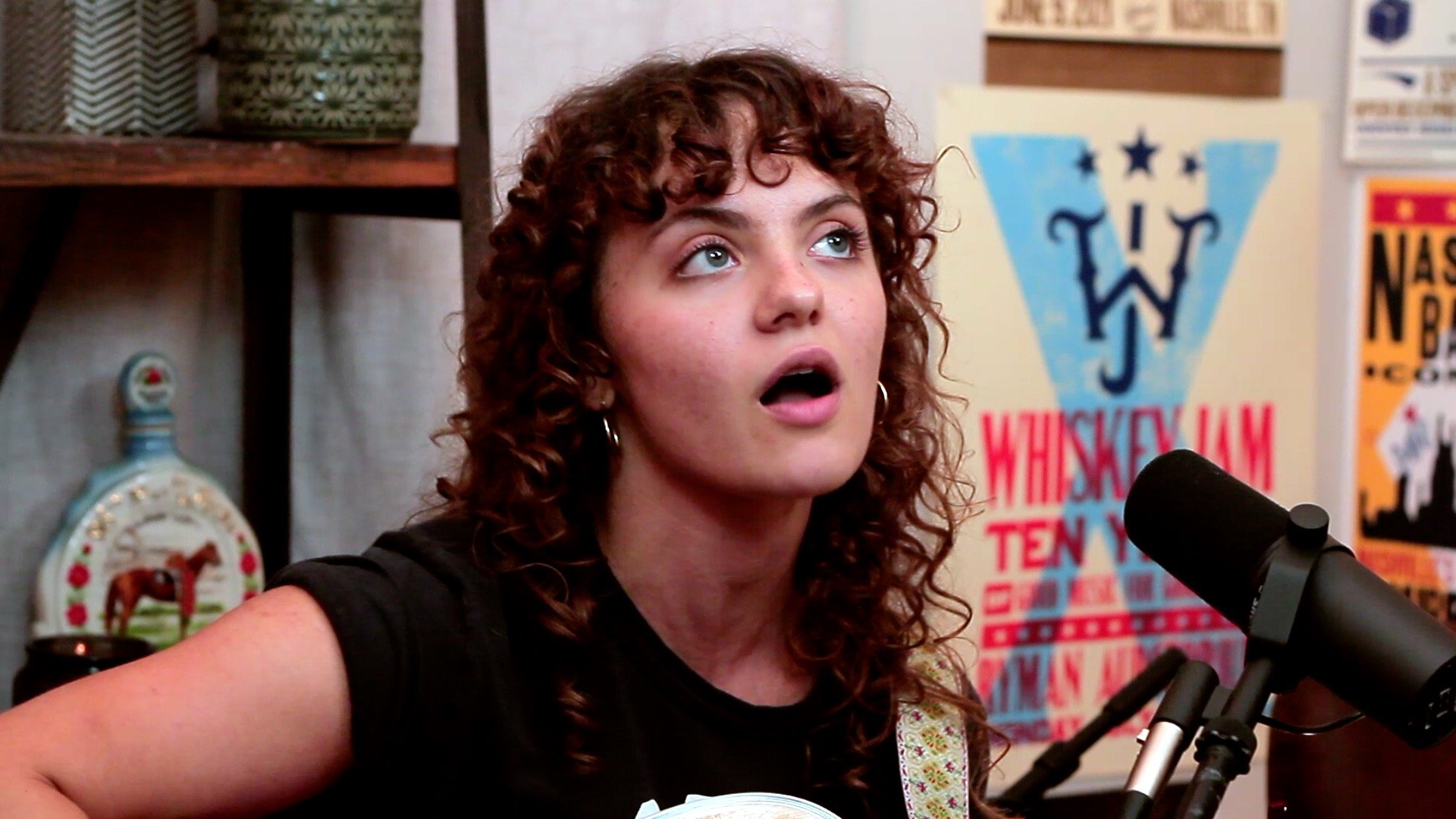 Izzy Mahoubi performs “Wanted” at the Heart of the Gulch studio in Nashville, TN.