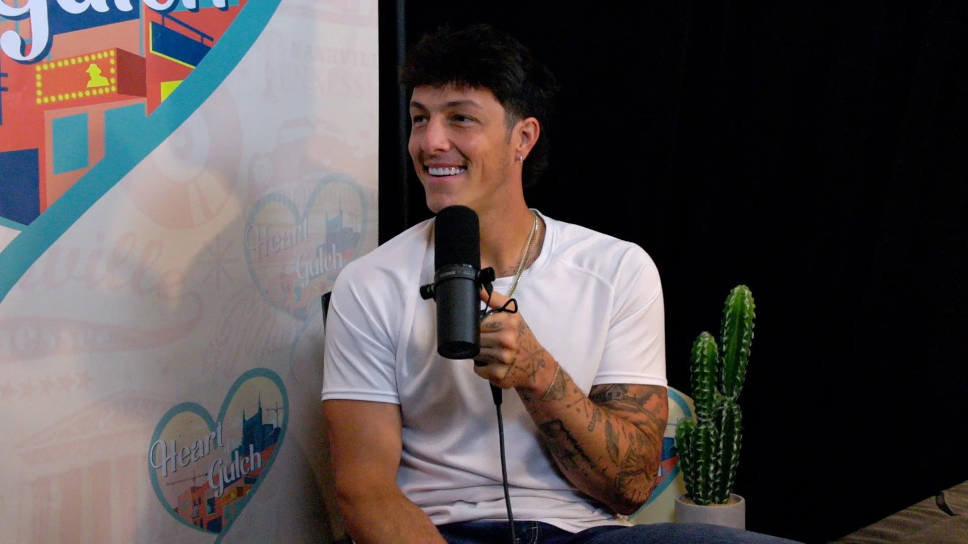 Tayler Holder during his Heart of the Gulch interview at CMA Fest 2025 in Nashville.
