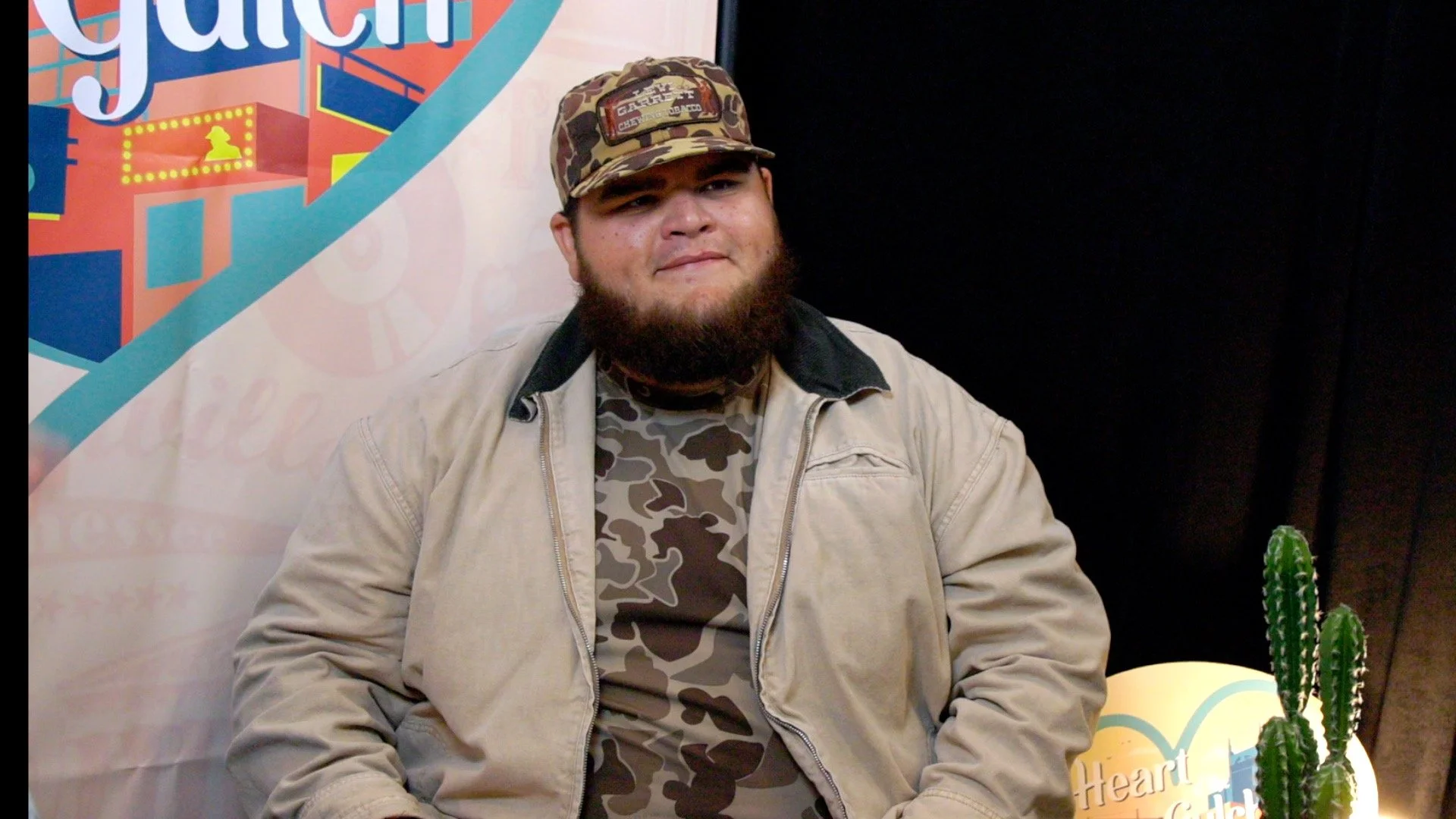Country singer Shane Profitt during his Heart of the Gulch interview at CMA Fest in Nashville.