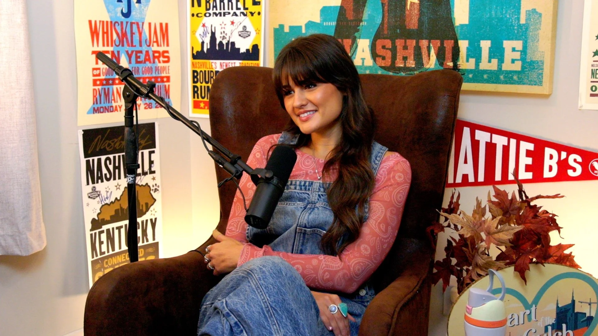 Maddie Lenhart and Tony Mendoza during a Heart of the Gulch interview in Nashville.