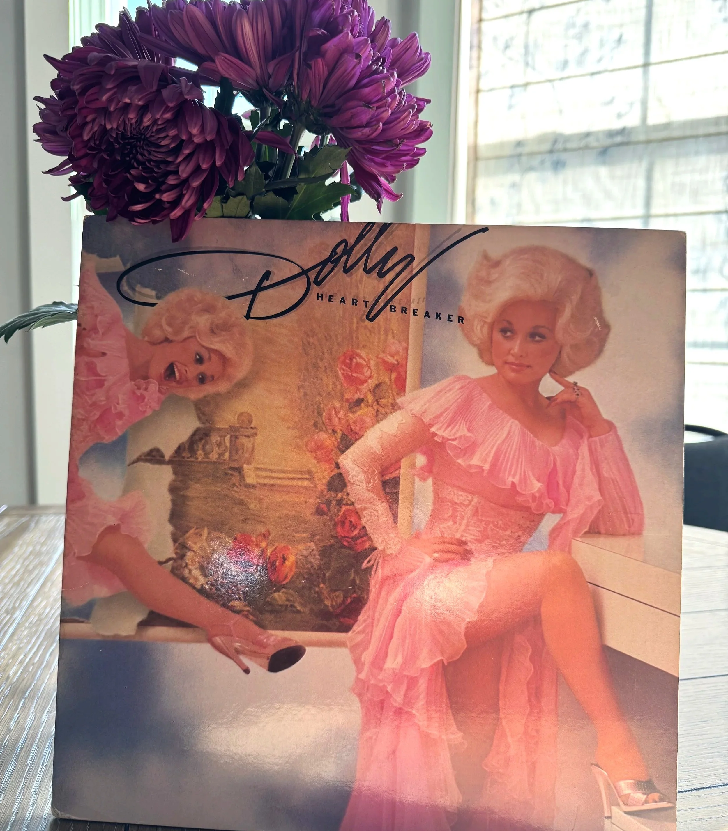 Dolly Parton's Heart Breaker Record with followers in Nashville TN at the Heart of the Gulch Studio