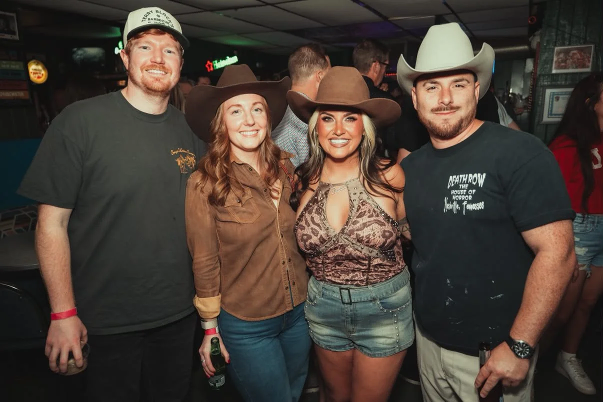 Tony Mendoza and Taylor Austin Dye at the “Bad Drunk” release party in Nashville.