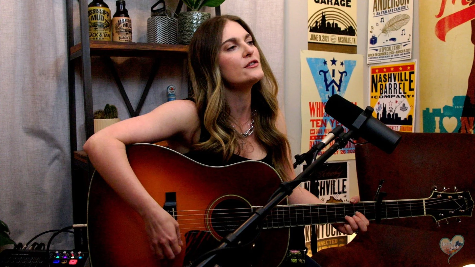 Country-rock artist Kasey Tyndall delivers an exclusive live studio performance of “Crystal Methodist” for Heart of the Gulch.