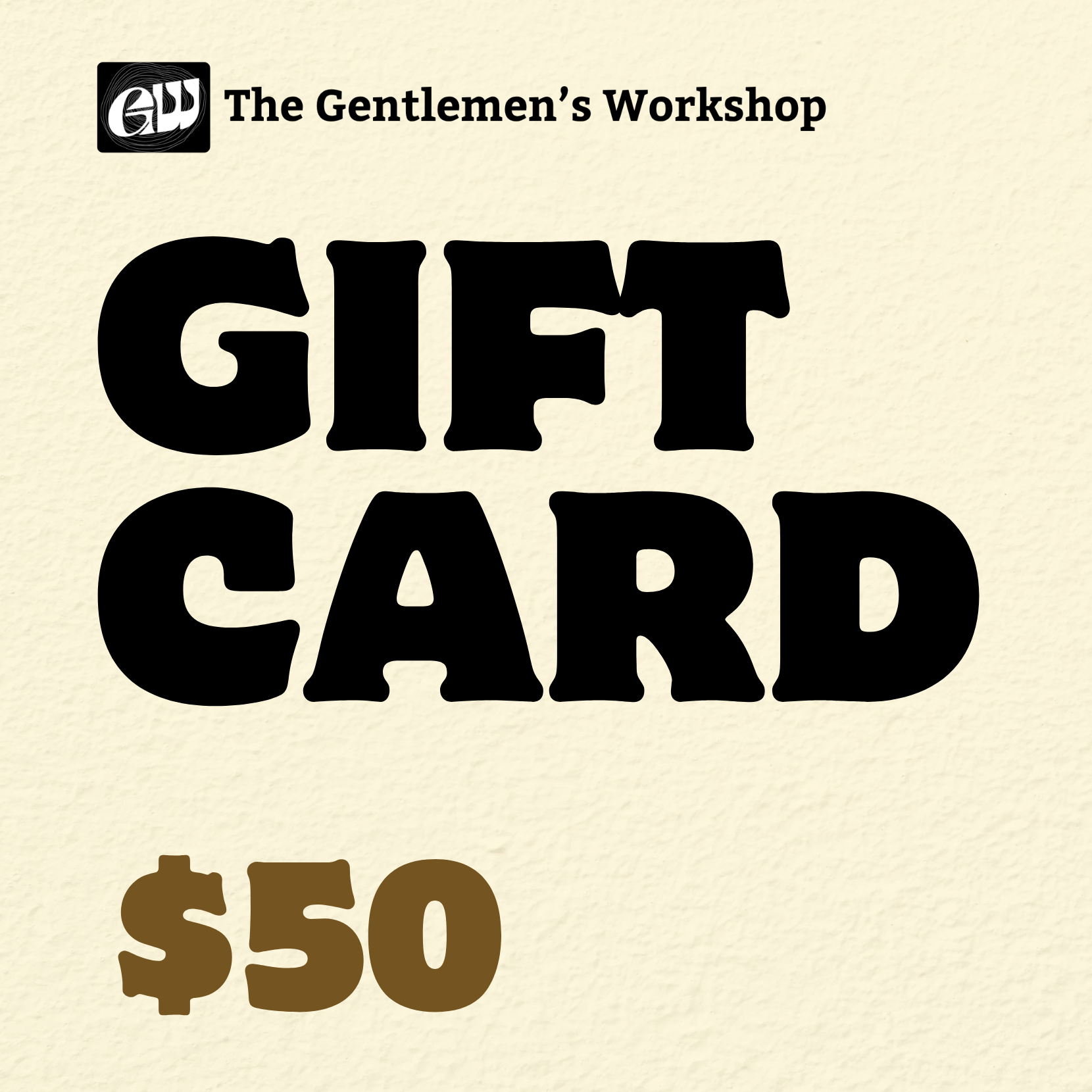 $50 Digital Gift Card