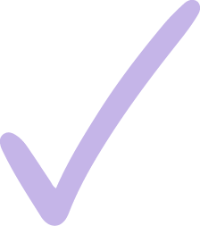 Purple checkmark