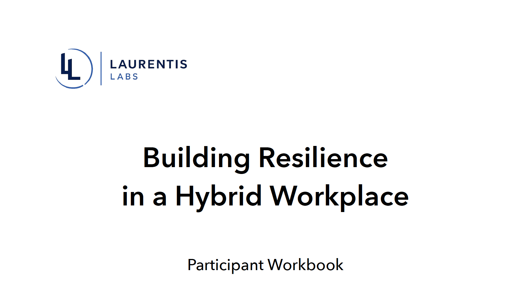 Participant Workbook