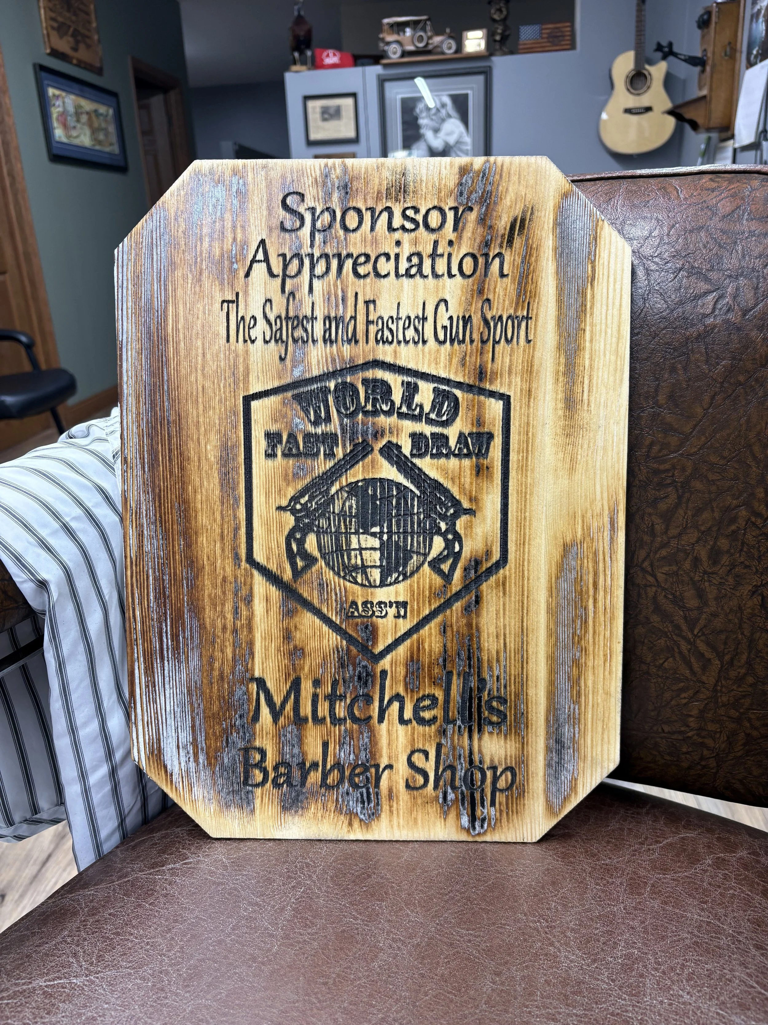 Mitchell's Barbershop Fast Draw Competition plaque 2026