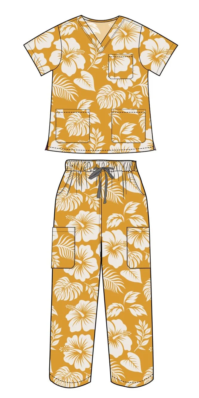 Aloha Scrub Set (Pre Order)