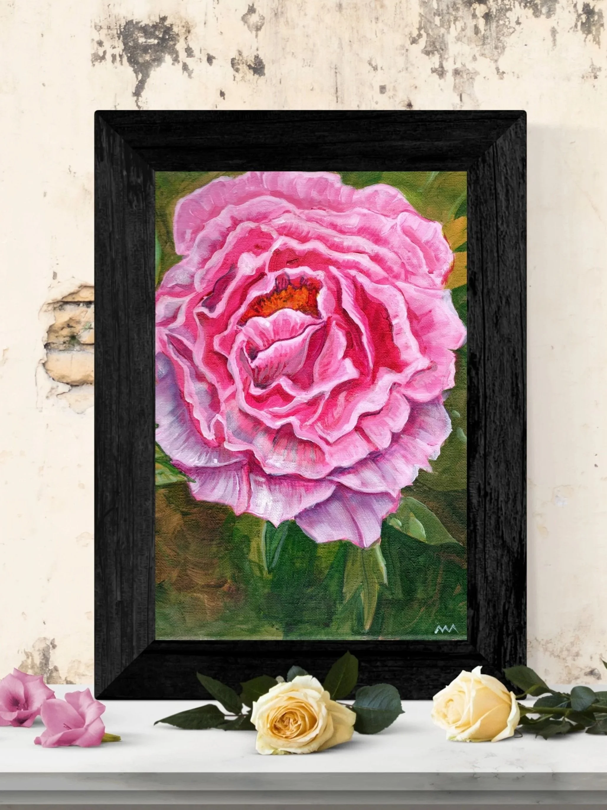Pink Peony - Digital Print
