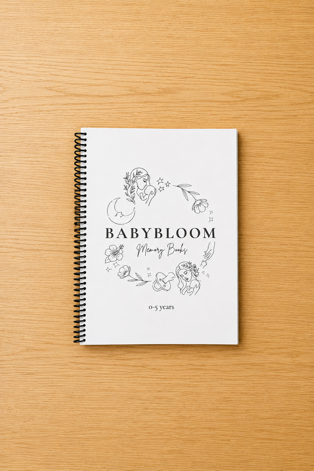 Babybloom Colour-In Memory Book | Pregnancy to 5 Years