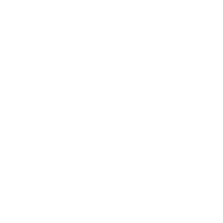 White upward arrow on a black background
