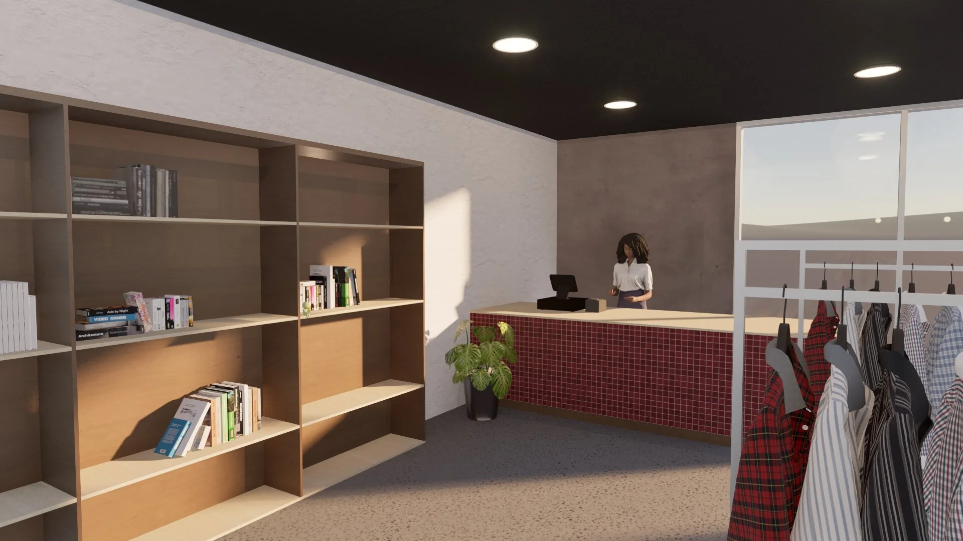 Retail counter