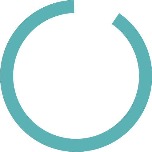 Icon of hands holding a globe with interconnected nodes, with the text "Build community"