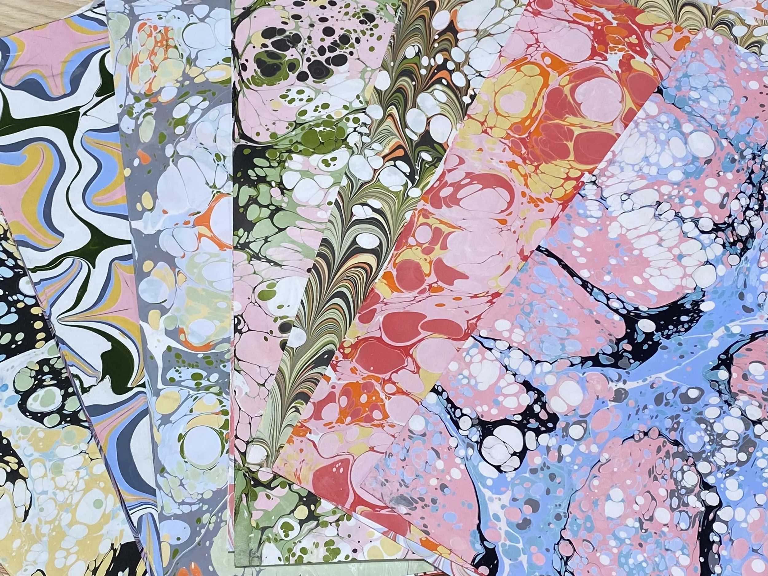 Paper Marbling Experience - Private Party for 3 to 4 people