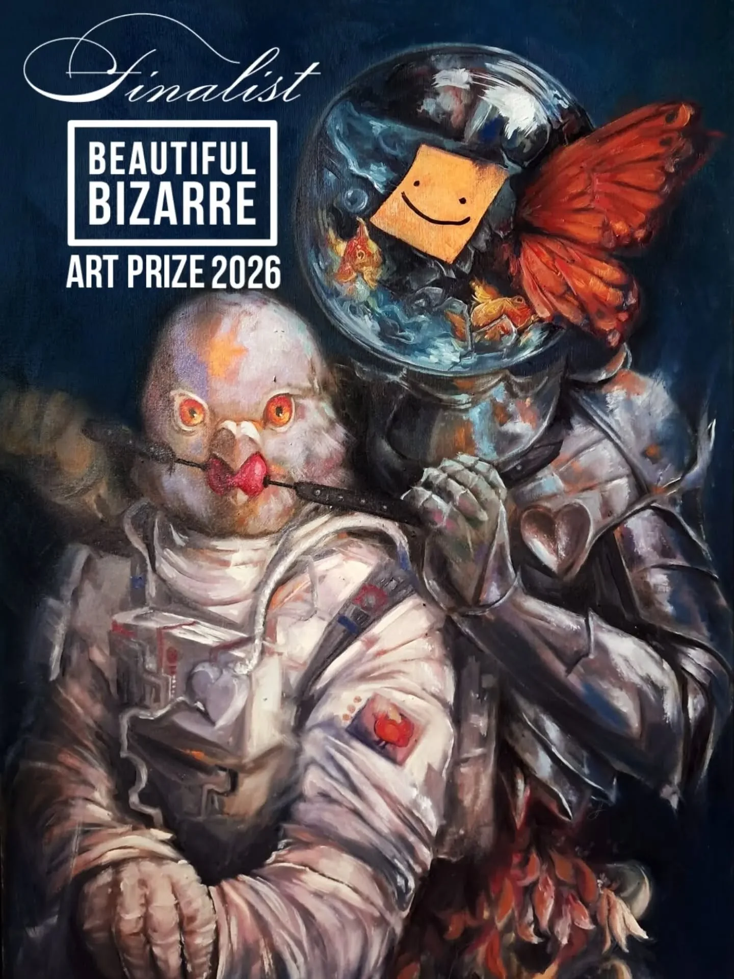I made finalist for the @beautifulbizarremagazine 2026 art prize! 💕

Thank you so much beautifulbizarre and @bearwolfbooks for sponsoring the emerging artist prize, the other finalists are incredible and i'm honoured to be a part of it! The experien