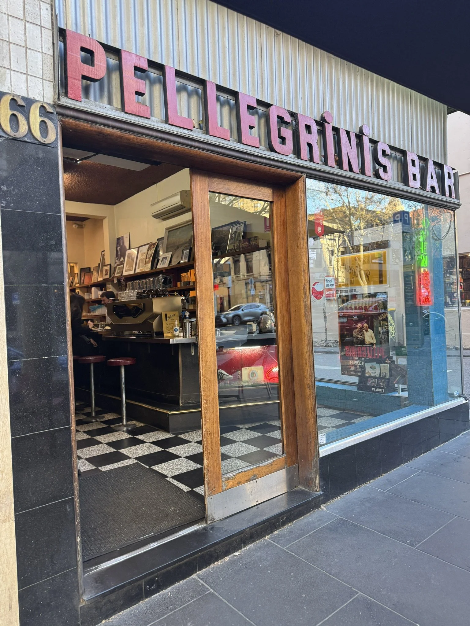 Pellegrini’s Espresso Bar in Melbourne’s CBD
