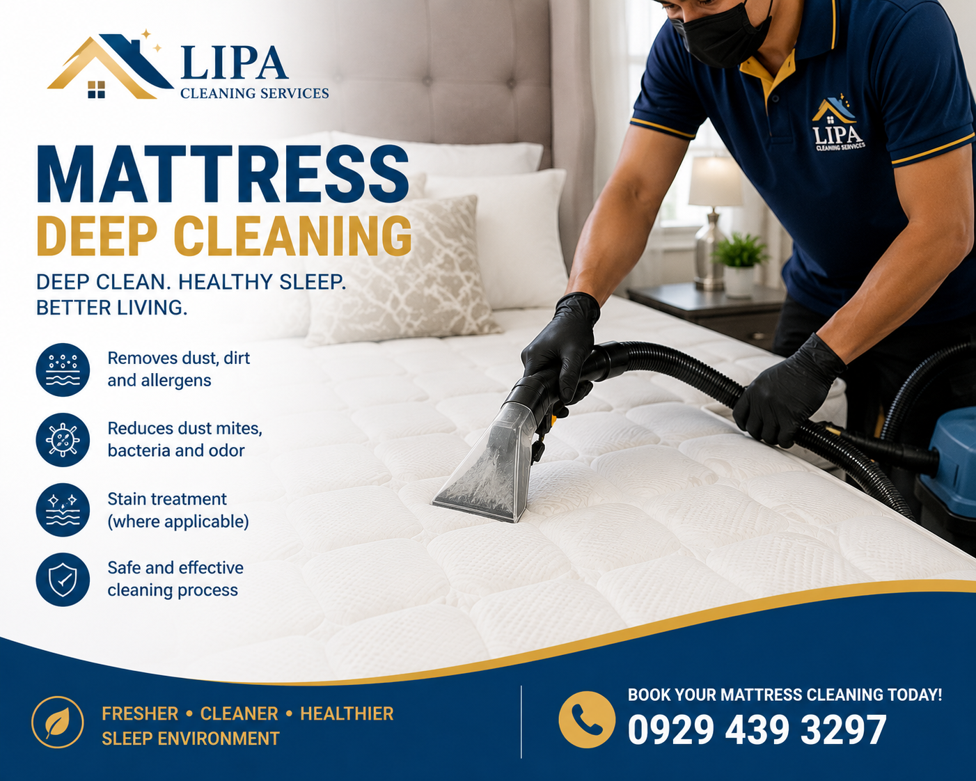 🛏️ Mattress Deep Cleaning