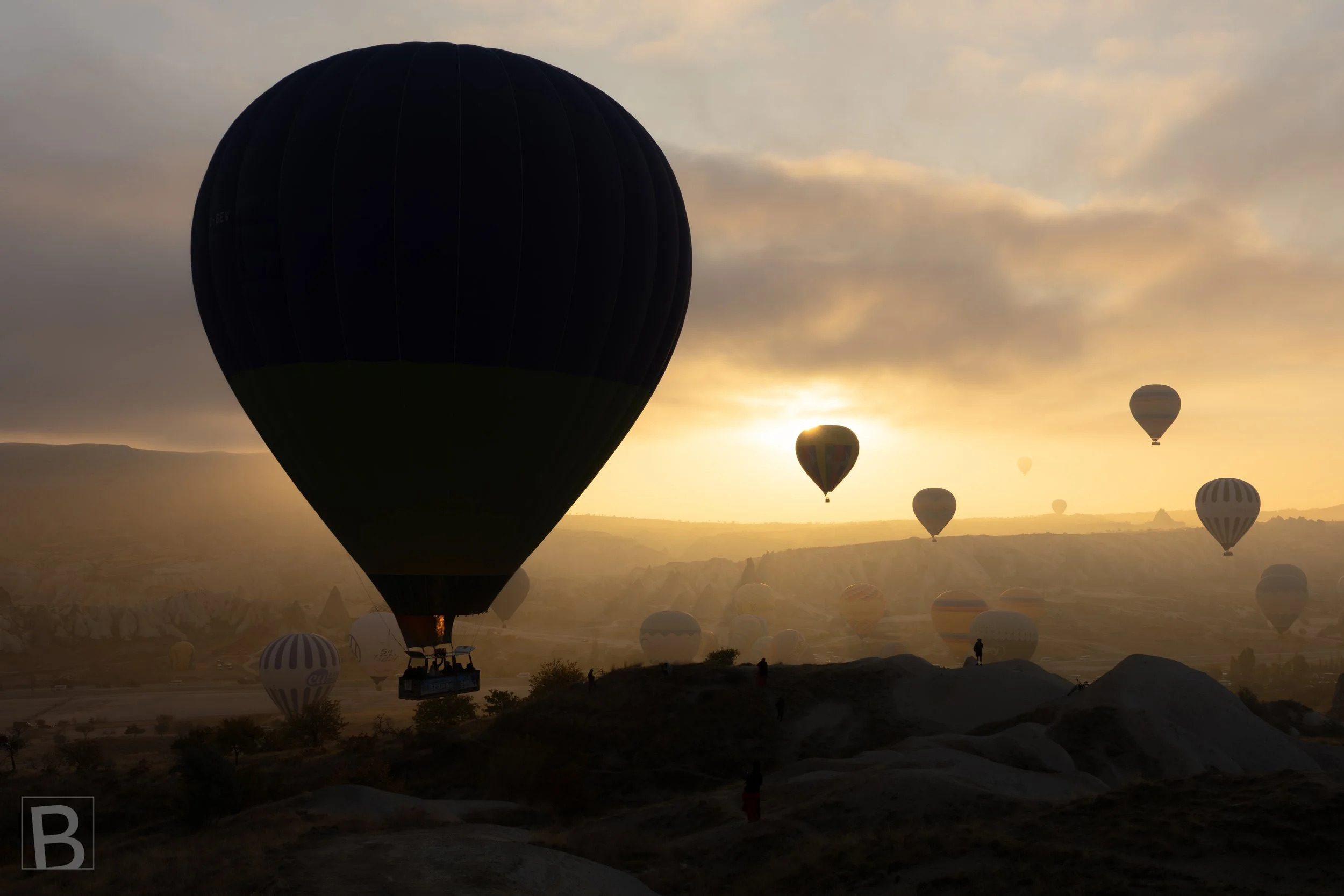 Hot Air Balloons Over Valley at Dawn - Cappadocia.jpg