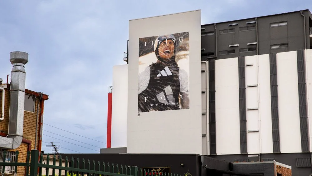 MURALS · FLYING FOX MURAL: ADIDAS · JESSICA FOX