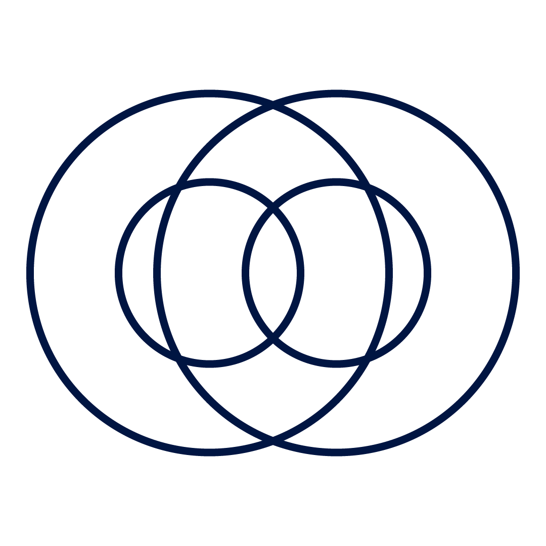 Two overlapping circles.