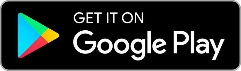 Google Play store badge to download and start your booking for flights , buses , trains , intercity solutions , rent a car world wide , with multiple choices , small car , van , SUV , free cancellation