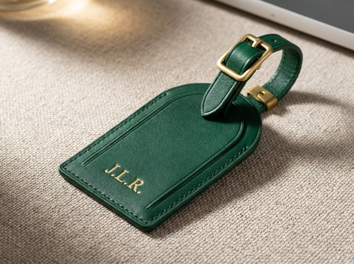 Monogrammed Luggage Tag