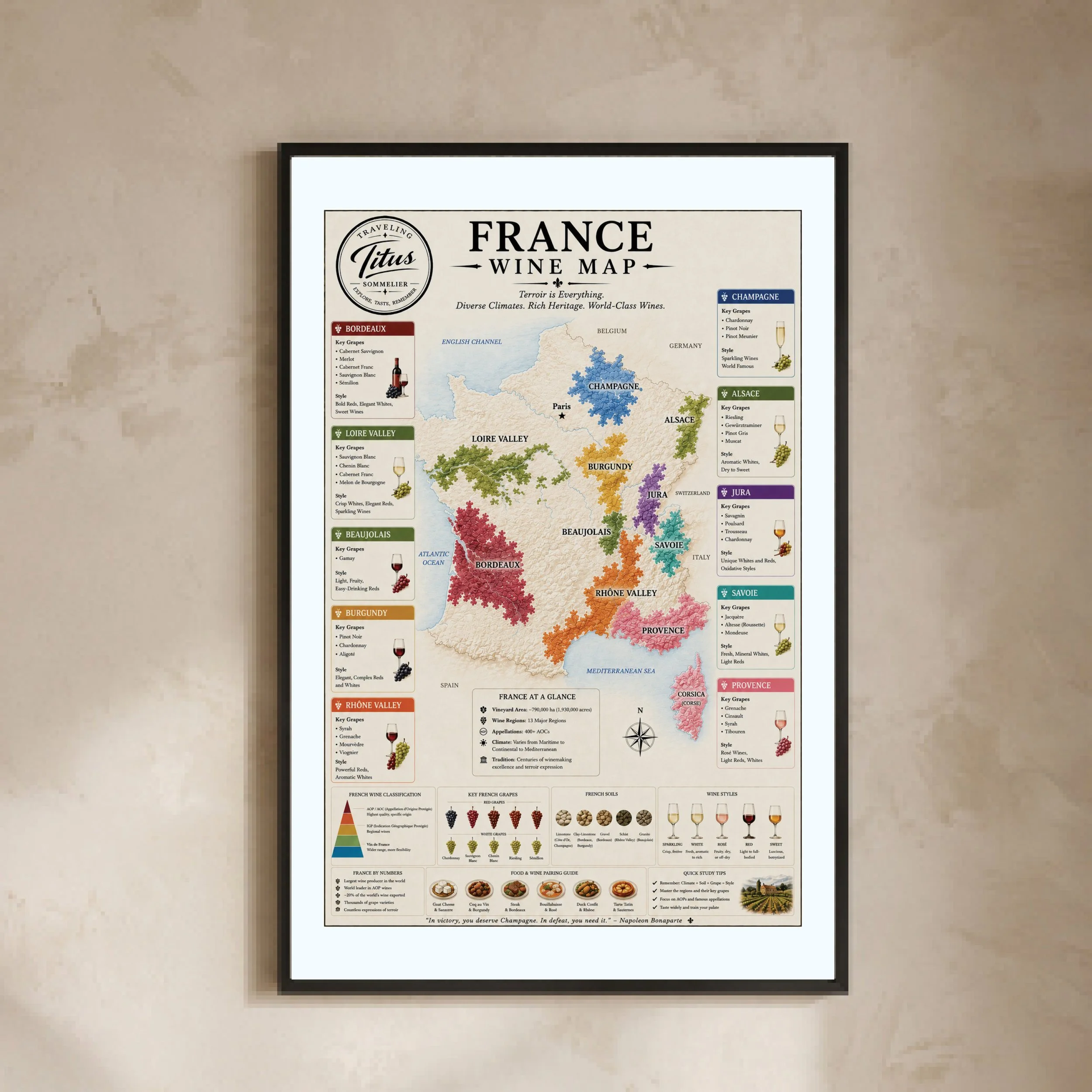 France Wine Map
