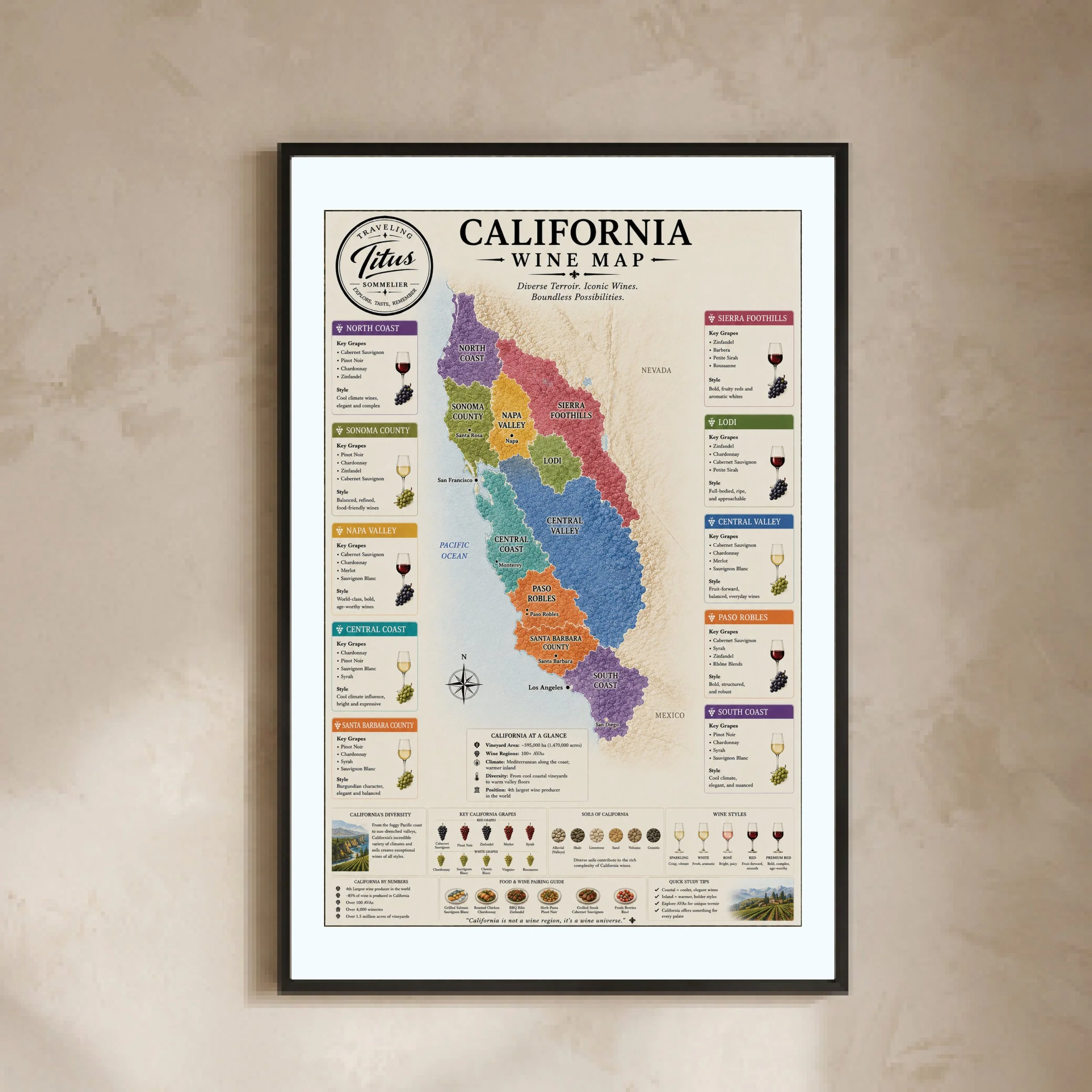California Wine Map