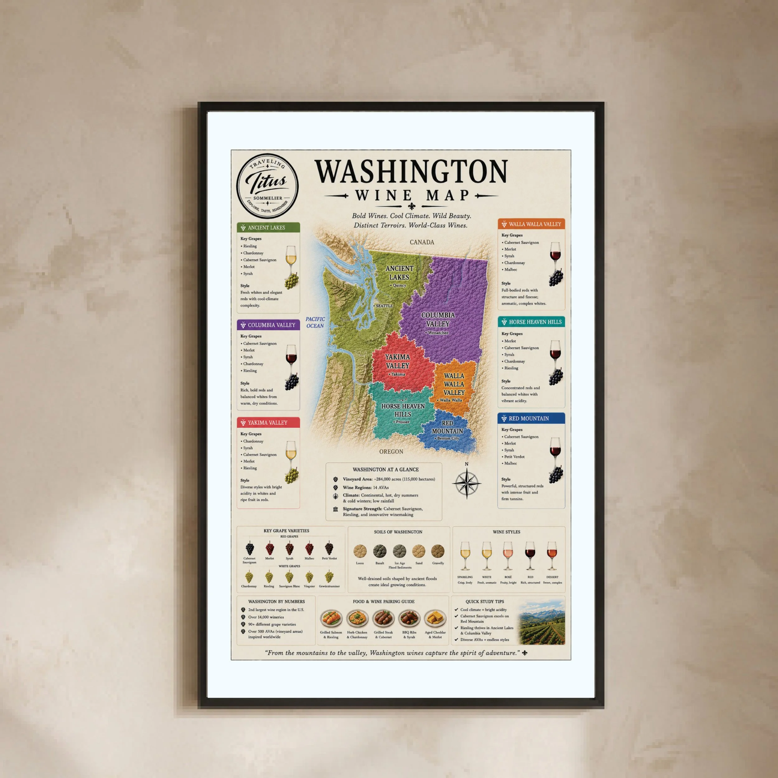 Washington Wine Poster