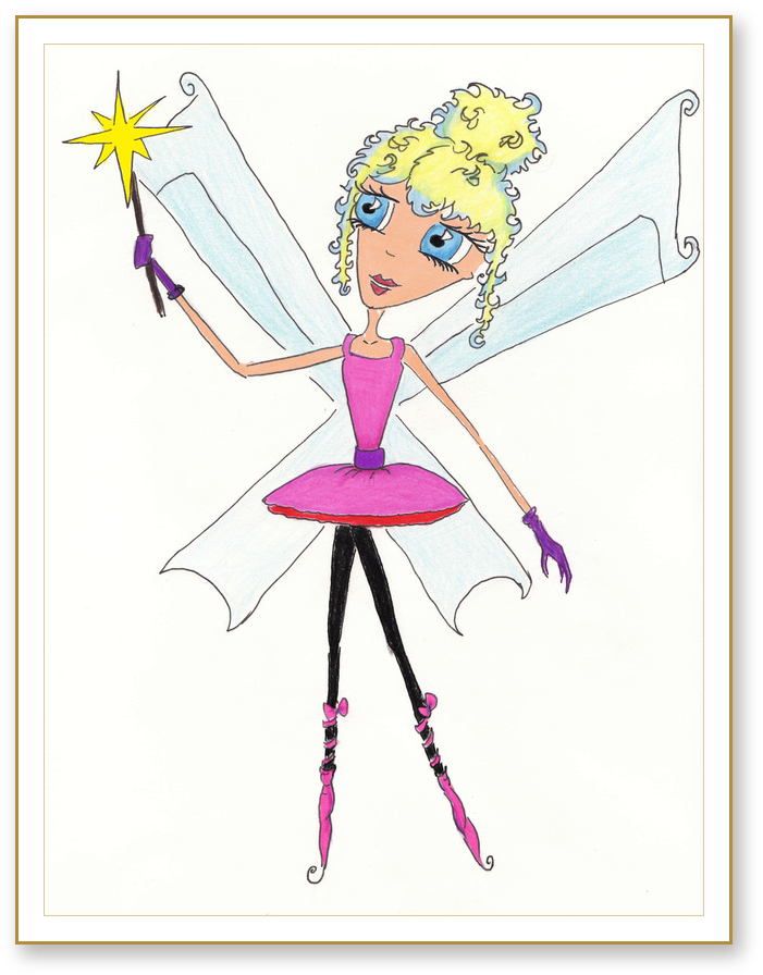 Wild Rose is a fairy drawn by Inge Randma