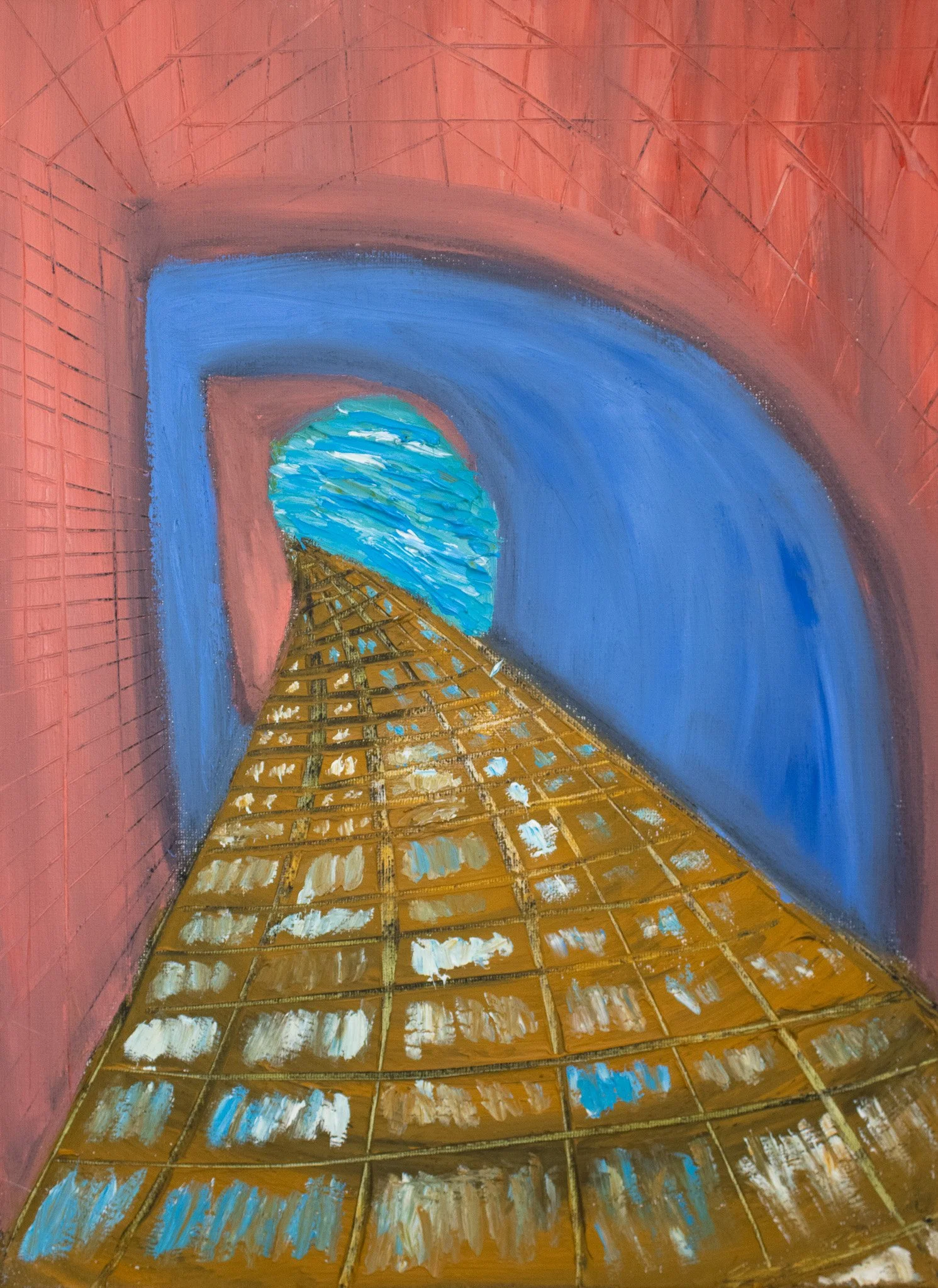Tunnel in mountains
