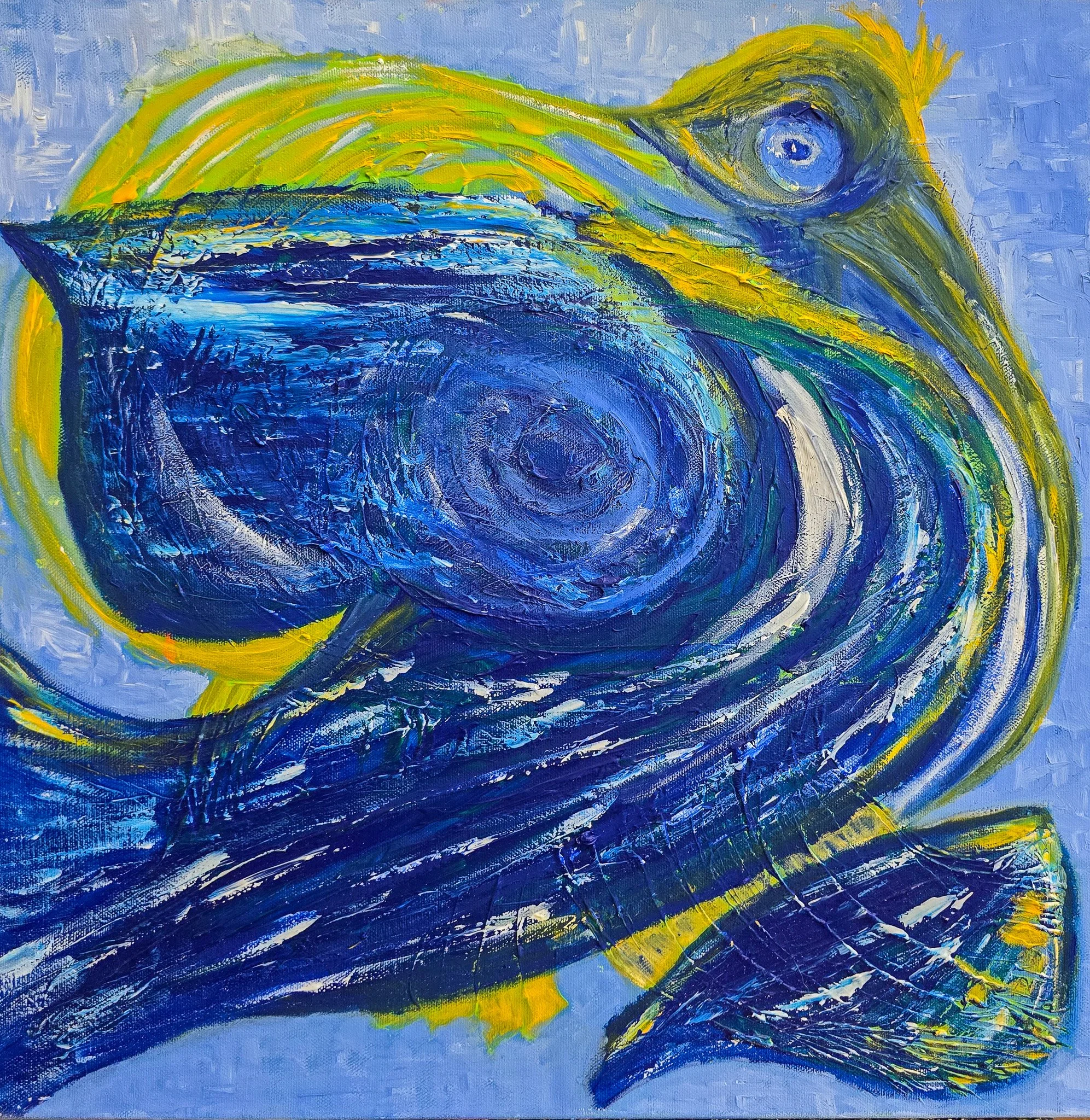 Blue Bird of Happiness