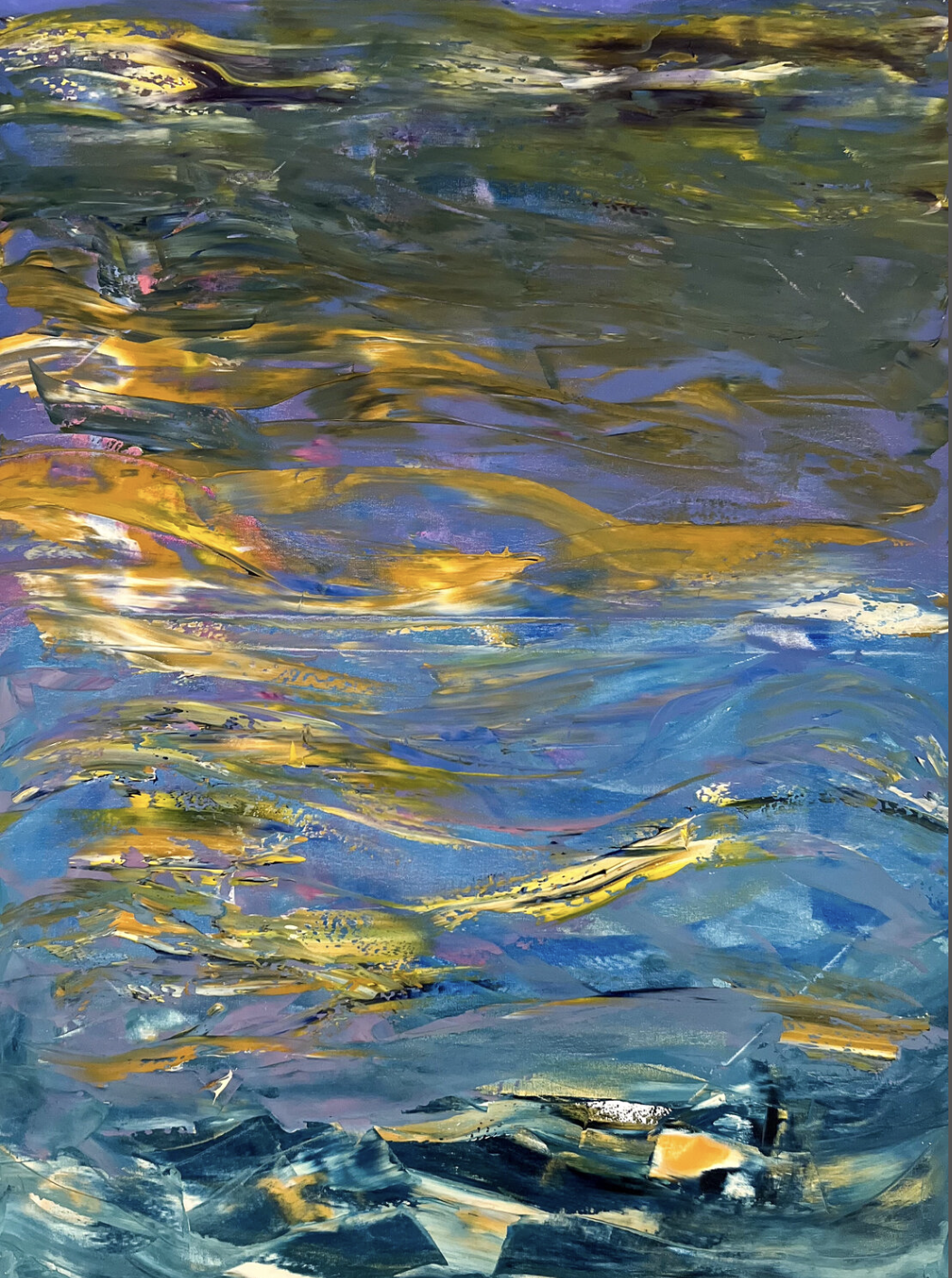 Evening sky, Mountains