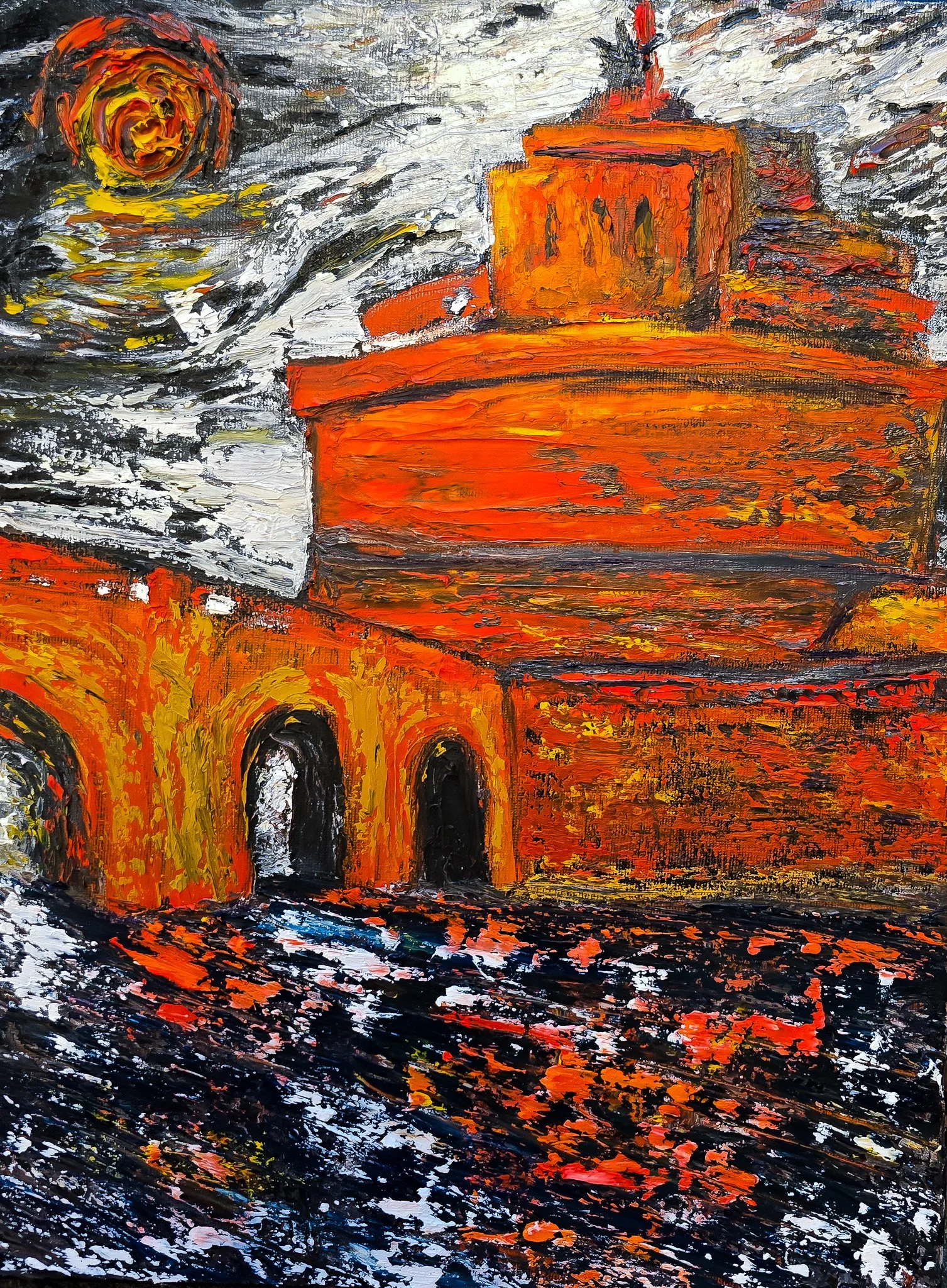Inferno over Tiber