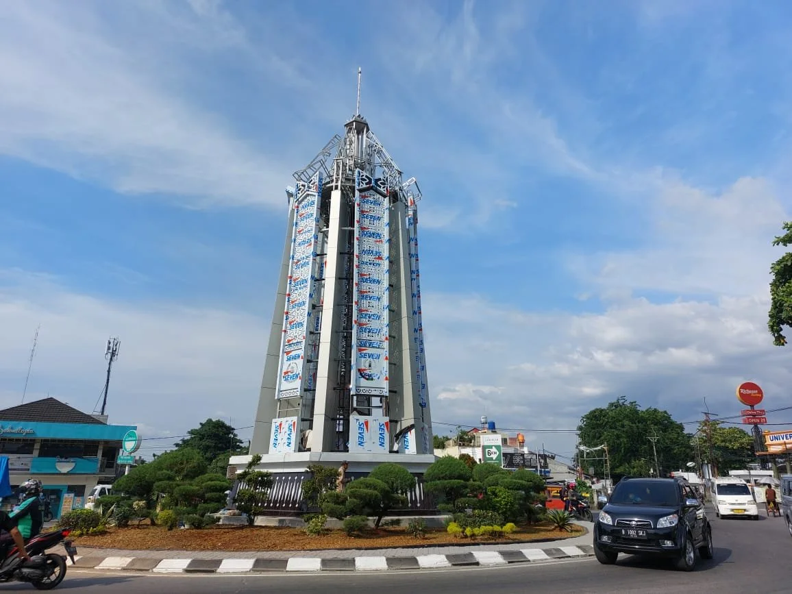 A monument located in South Tangerang, Banten, Indonesia