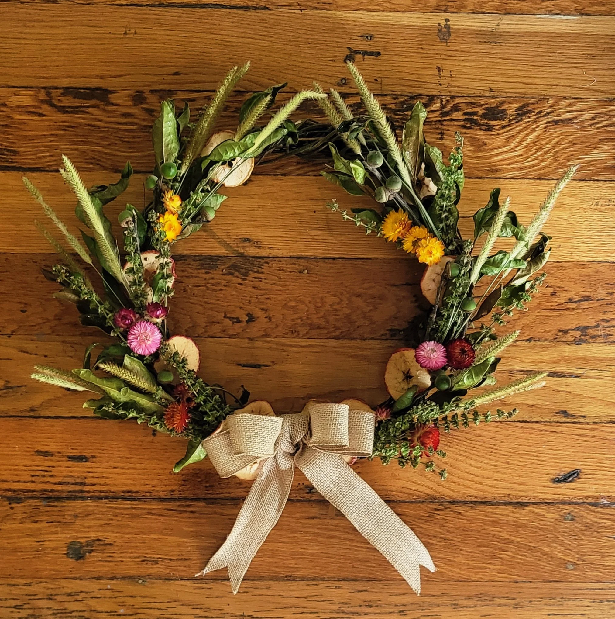 Handcrafted Luxury Natural Fall Wreath