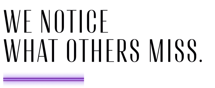 An abstract image with dark background and purple horizontal lines at the bottom, with faint, large text partially visible at the top.