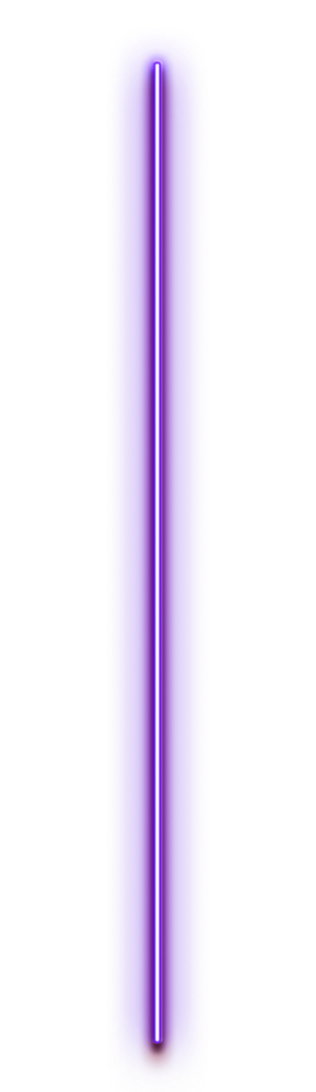 Vertical purple neon light tube against a dark background.