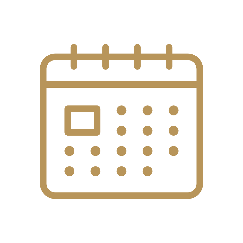 Icon of a calendar with a digital date display.