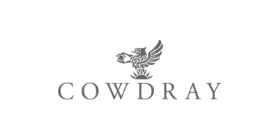 Cowdray logo featuring a stylized eagle with outstretched wings above the word 'COWDRAY'