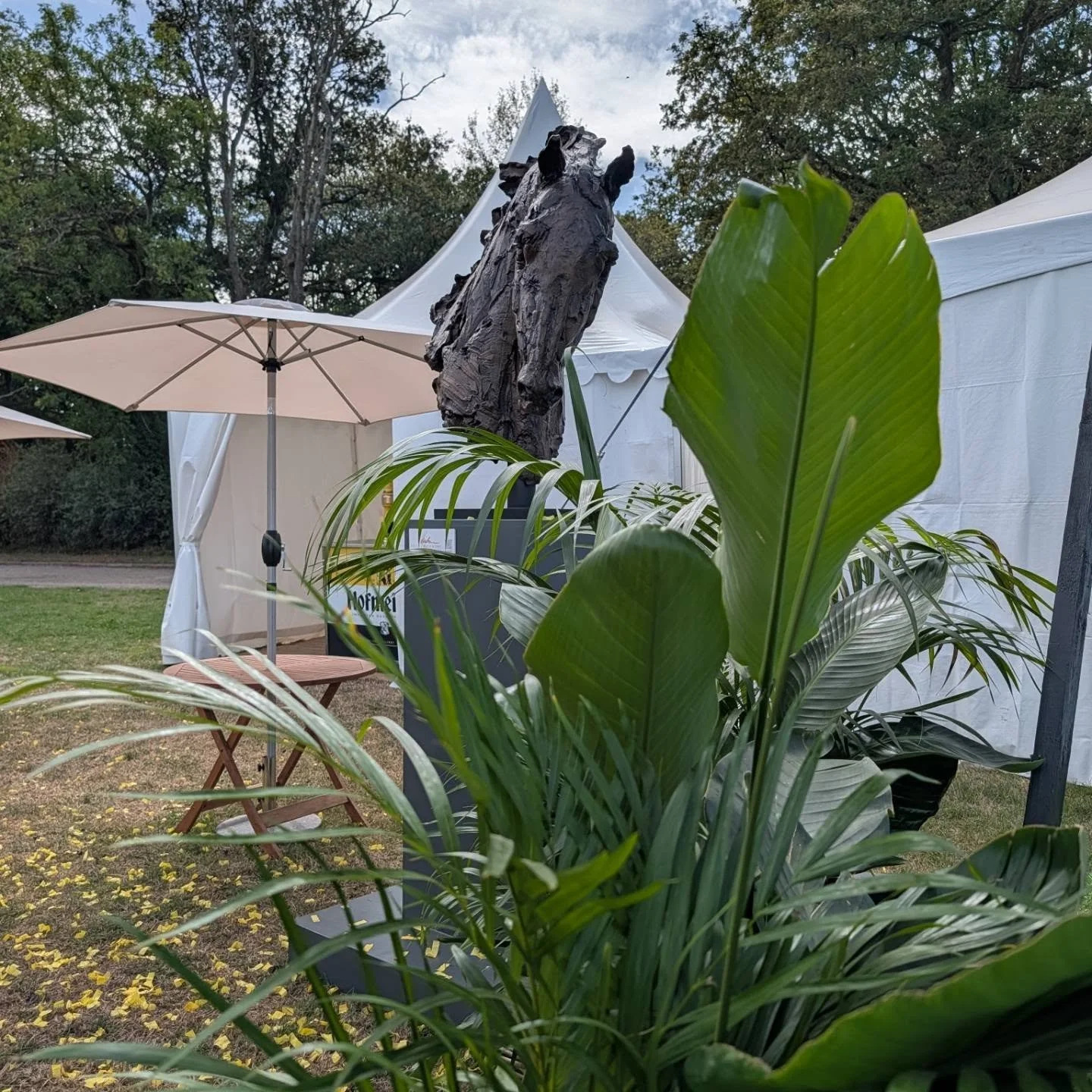 A pleasure to be part of the amazing aviation polo cup ....beautiful  sculptures by @hollyhickmore
@hurtwoodparkpoloclub 
@castleairgroup