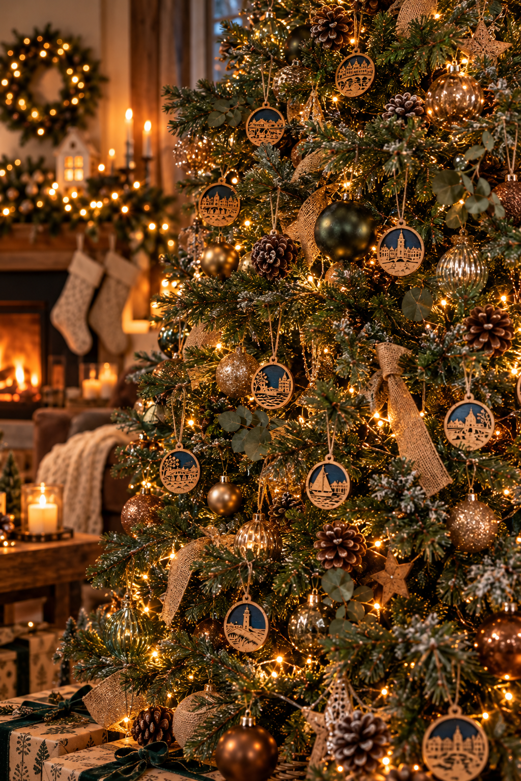 SFEERFOTO NEDERLANDSSE KERSTBALLEN IN BOOM HOUT EN KURK.png