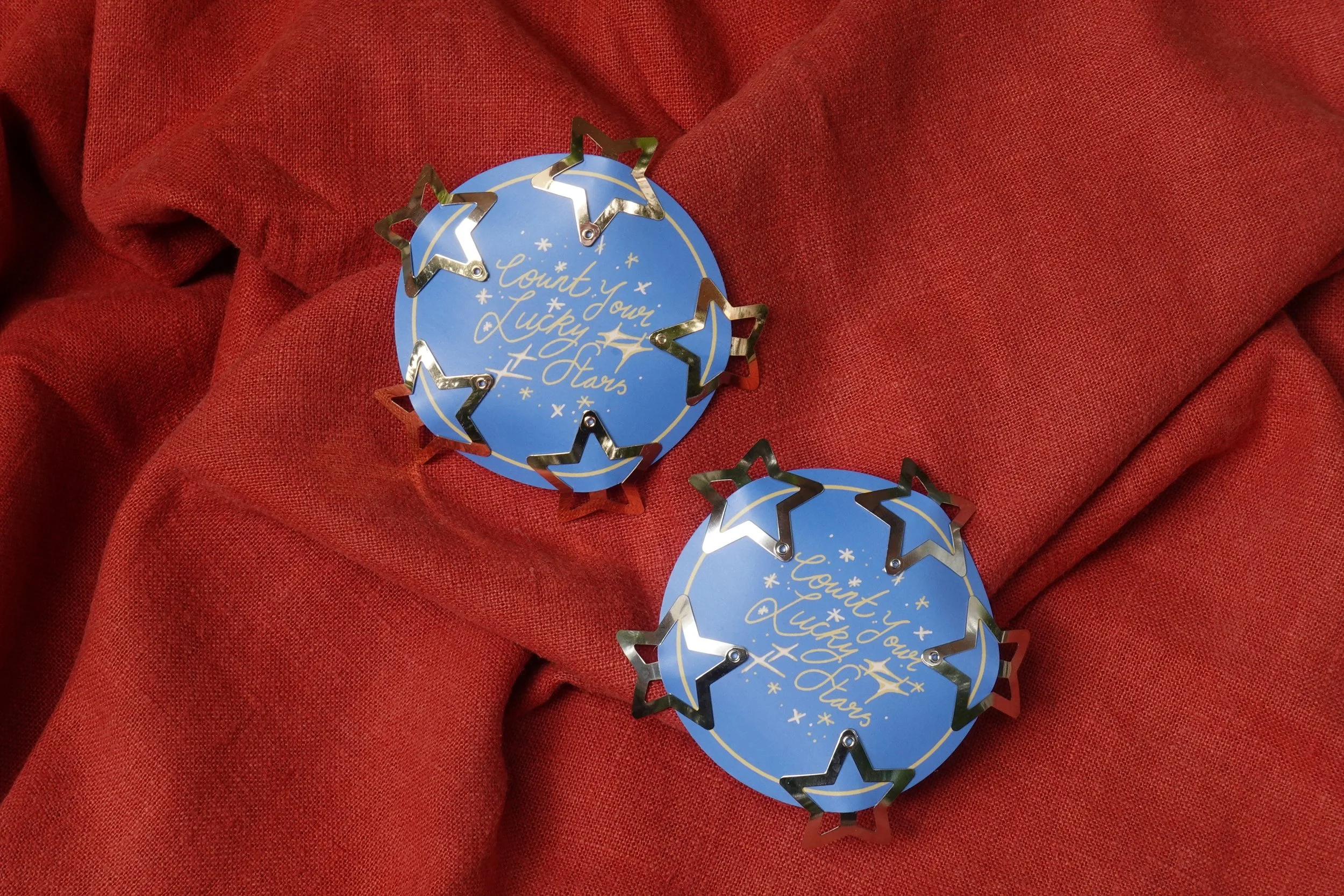 Lucky Lizzie Count Your Lucky Stars Hairclips (set of 5)